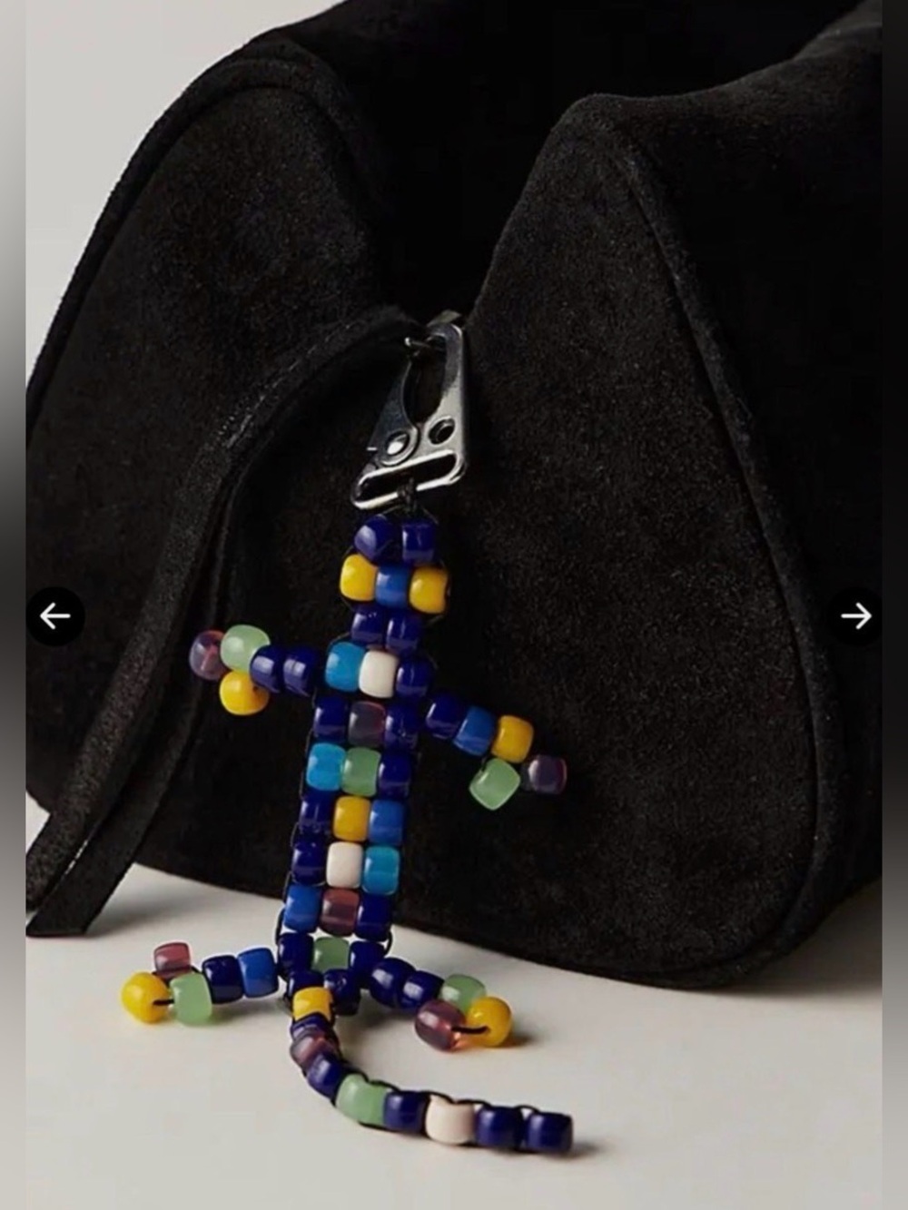 NWT Free People Beaded Lizard Bagchain - Multicolor